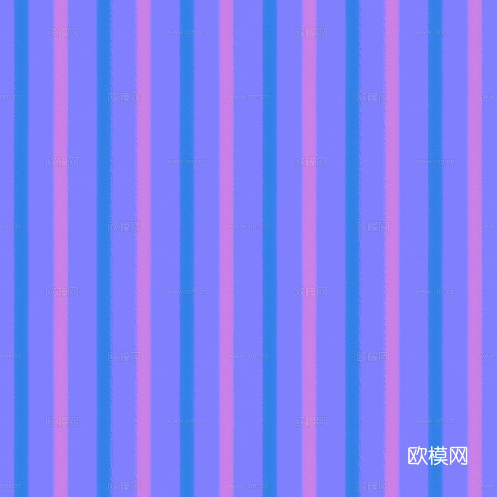无缝金属波纹板波浪板 PBR材质贴图 1k