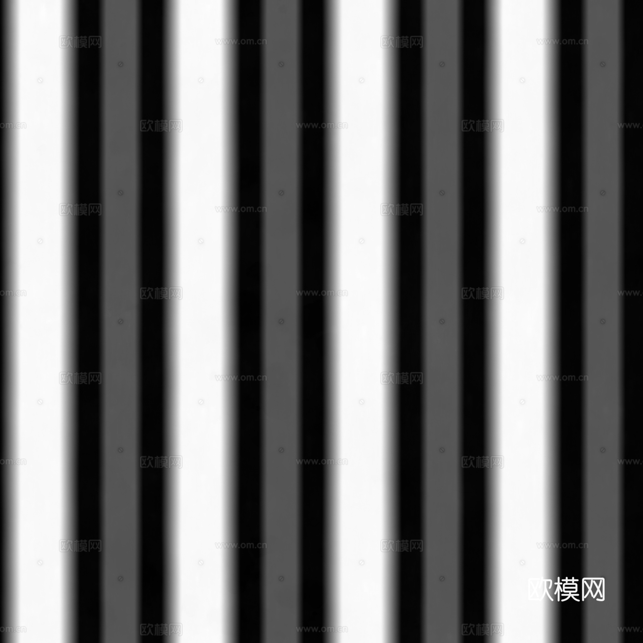 无缝金属波纹板波浪板 PBR材质贴图 2k