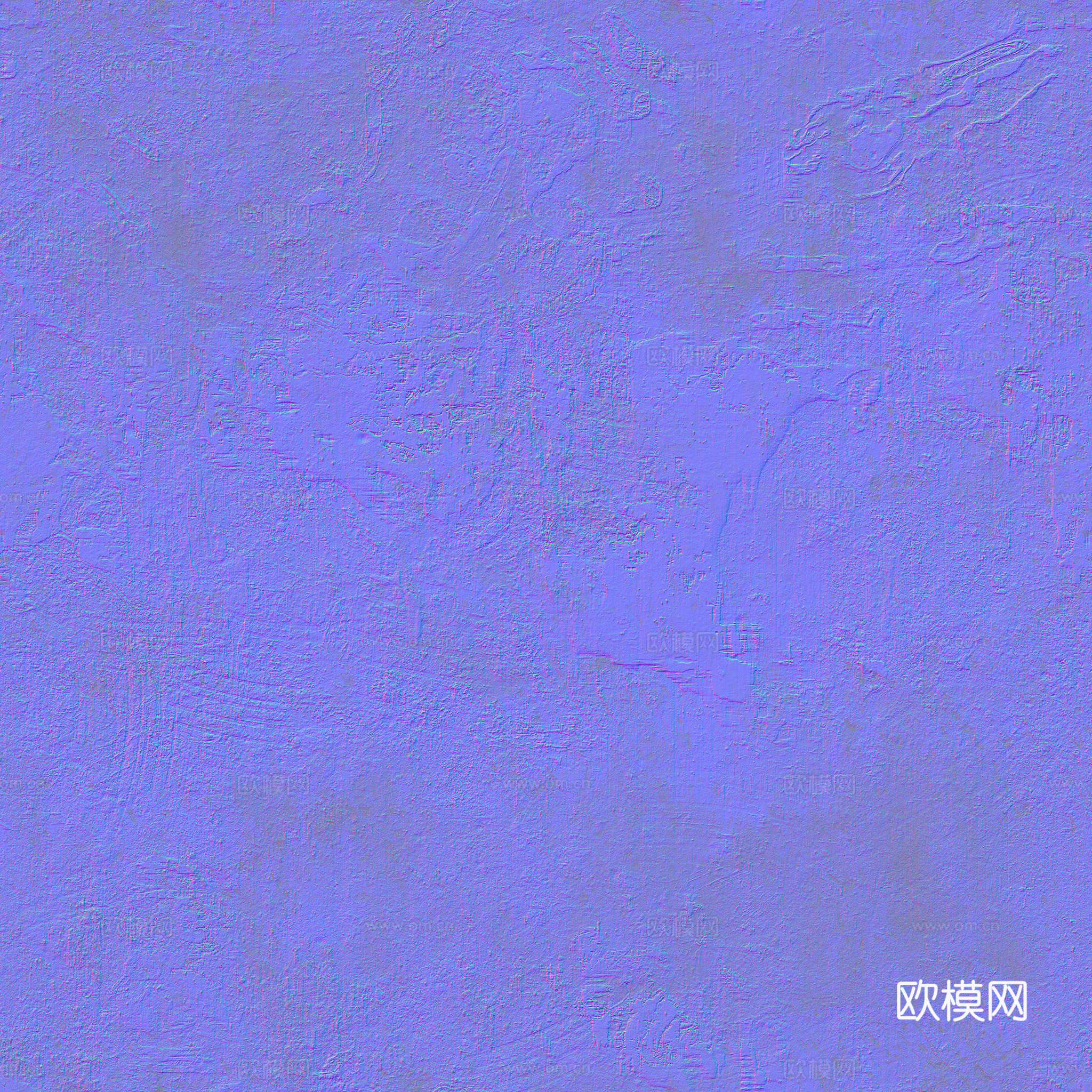 无缝水泥墙水泥地微水泥 PBR材质贴图 2k