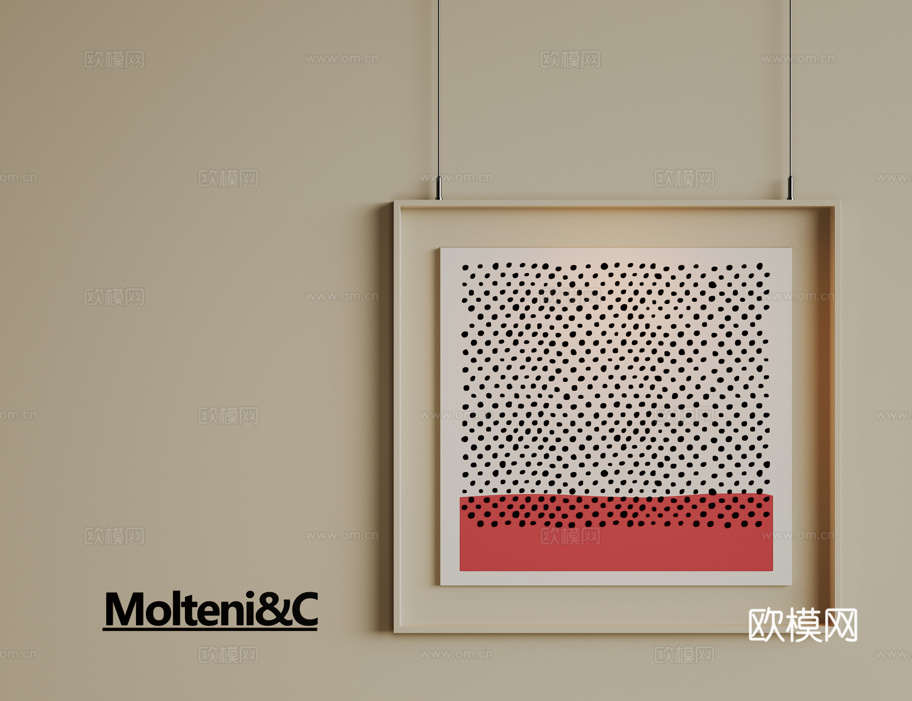 现代极简挂画 侘寂中古风挂画 奶油风装饰画 意式挂画 黑白灰su模型