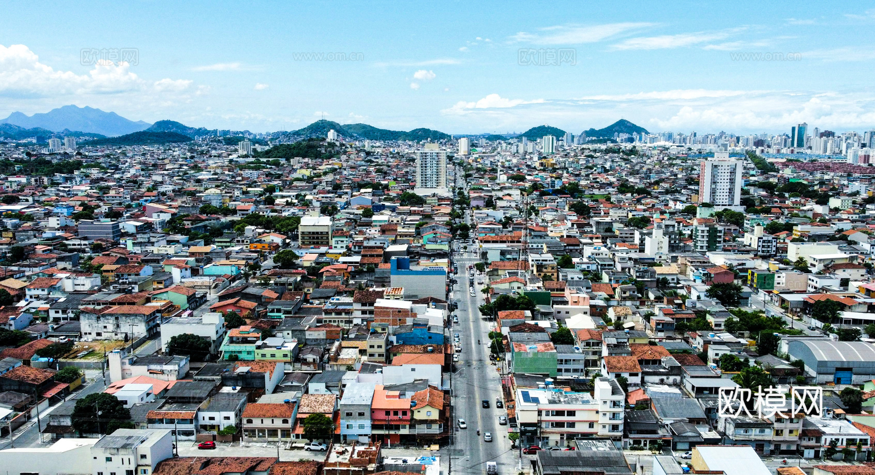 城市天空外景