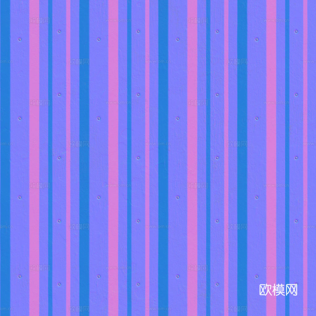 无缝金属波纹板波浪板 PBR材质贴图 1k