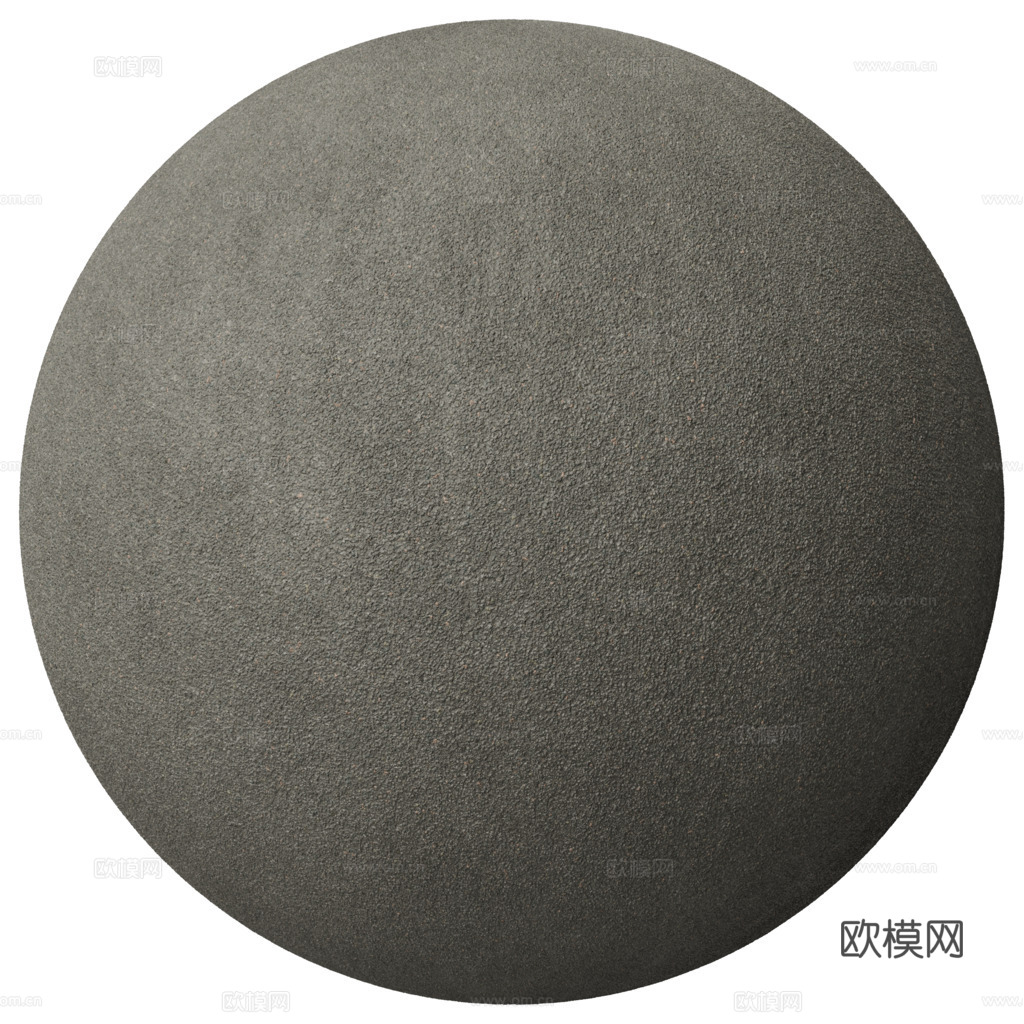 无缝沥青地面水泥地面 PBR材质贴图 2k下载（渲染图1）