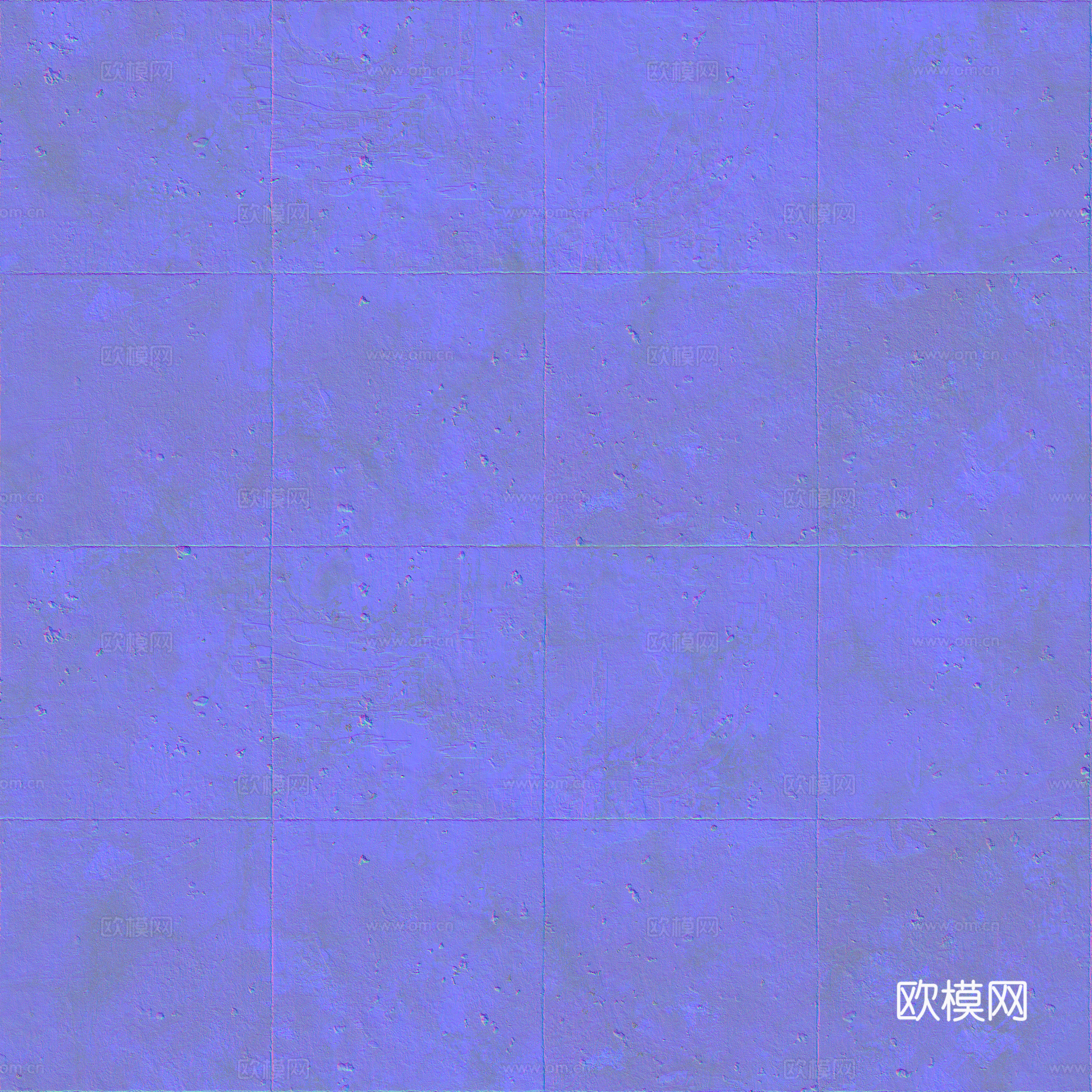 无缝装饰混凝土清水混凝土 PBR材质贴图 2k