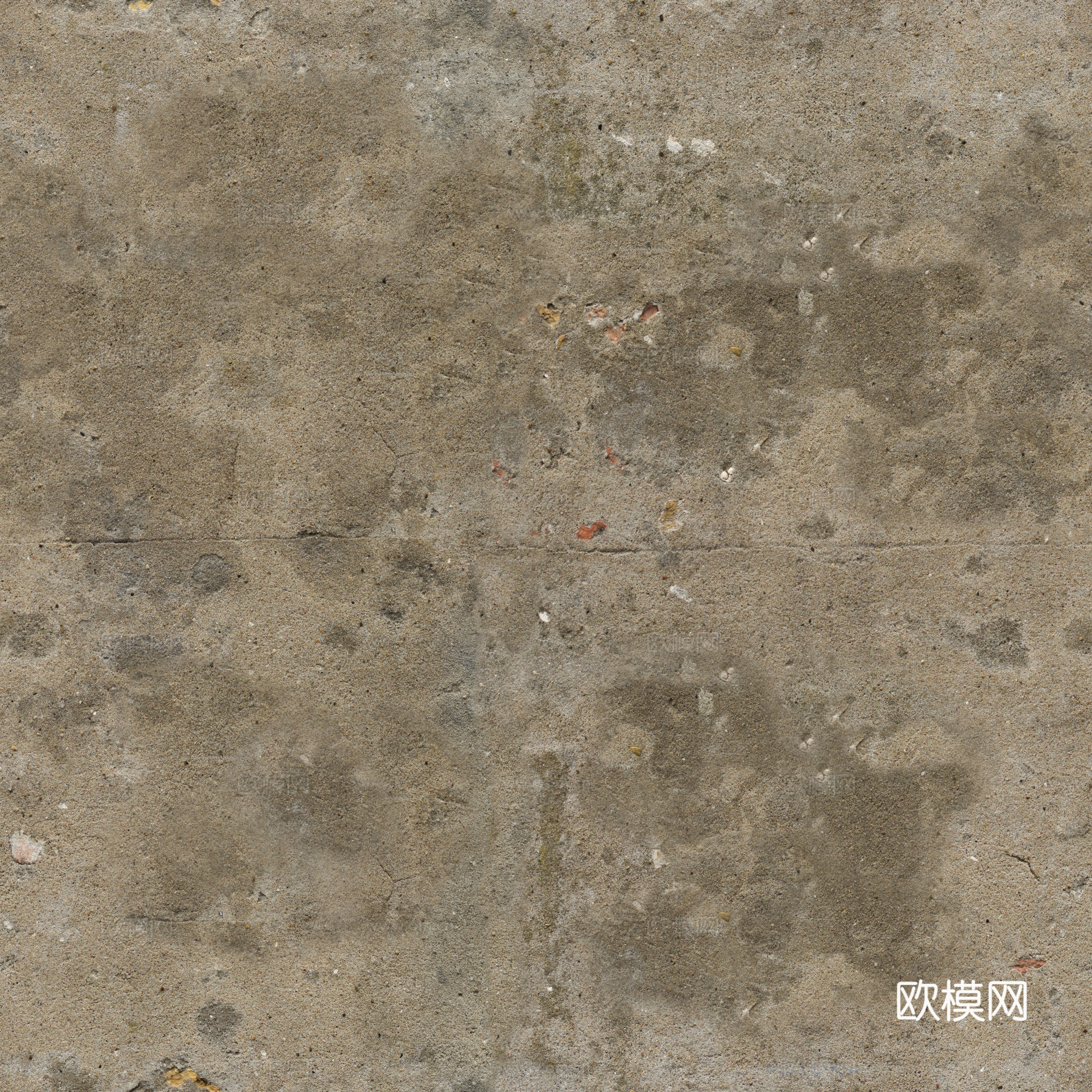 水泥墙水泥地 PBR材质贴图 2k