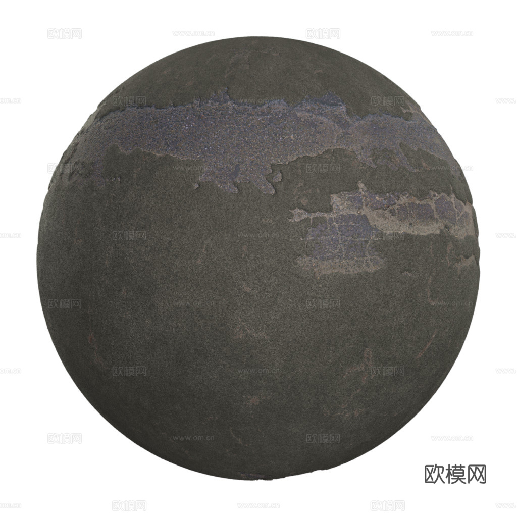 无缝沥青地面水泥地面 PBR材质贴图 2k