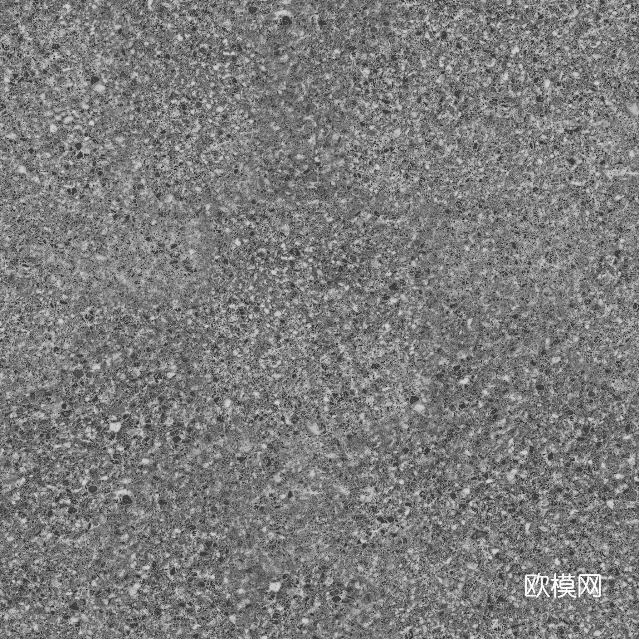 无缝沥青地面水泥地面 PBR材质贴图 2k下载（渲染图5）