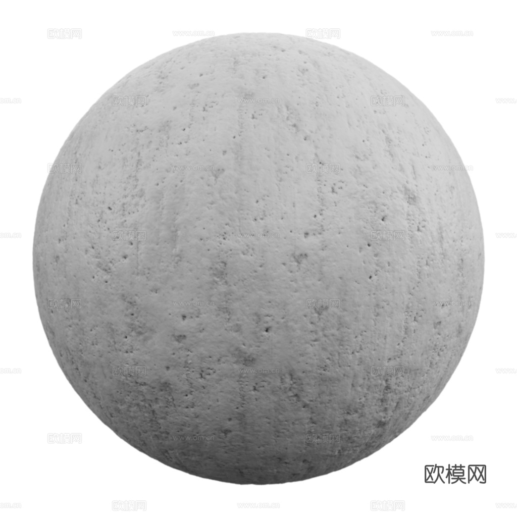 无缝水泥墙水泥地 PBR材质贴图 1k