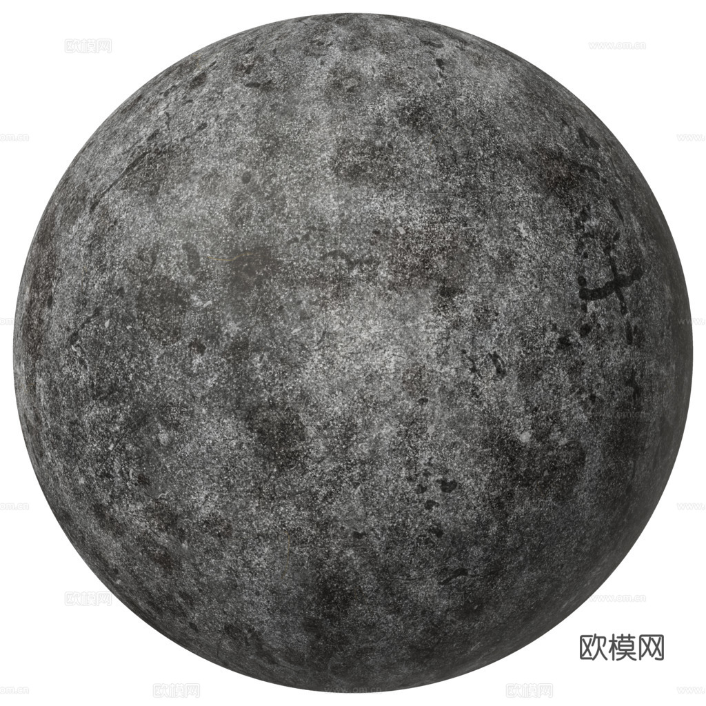 无缝水泥墙水泥地PBR材质贴图 1k