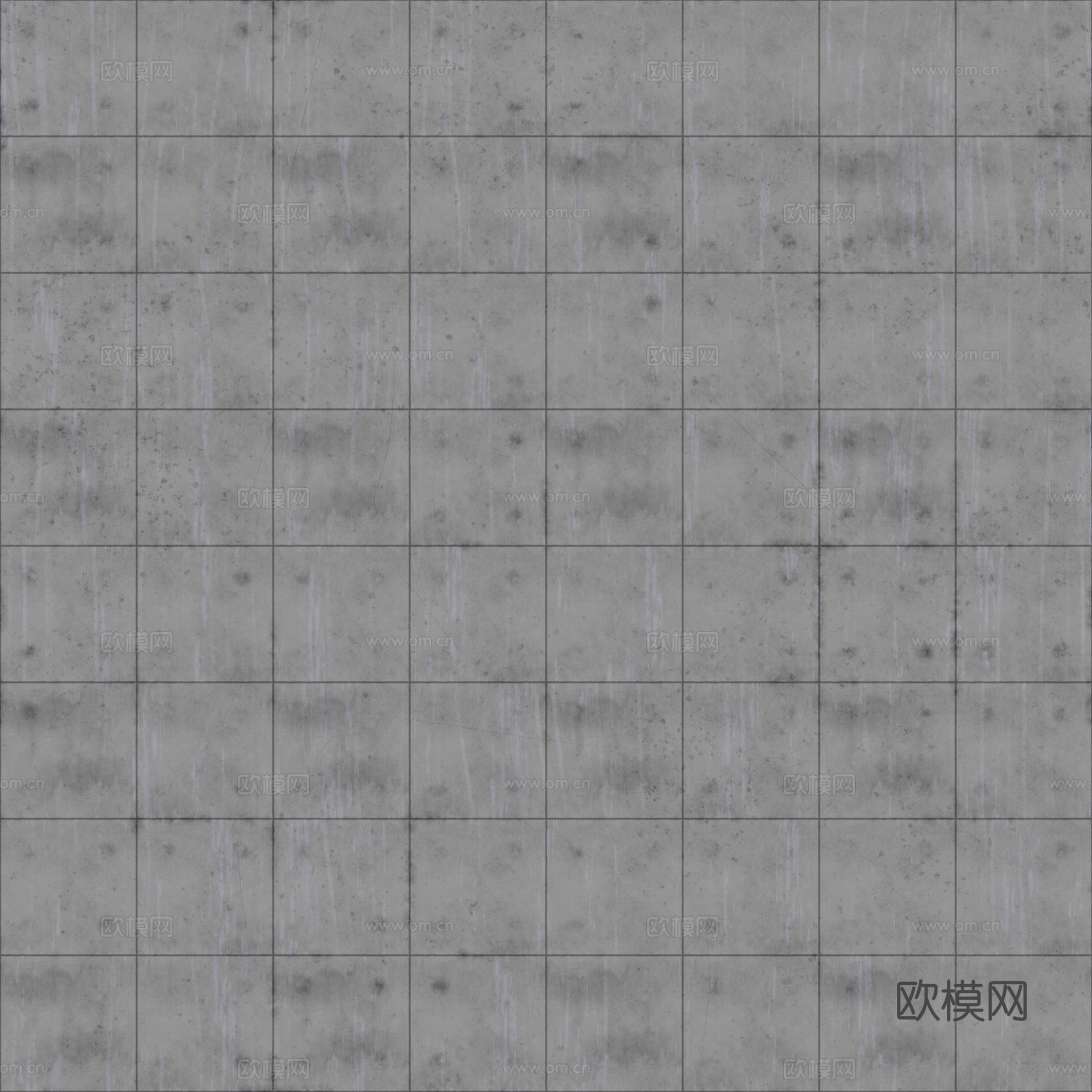 装饰混凝土清水混凝土 PBR材质贴图 2k