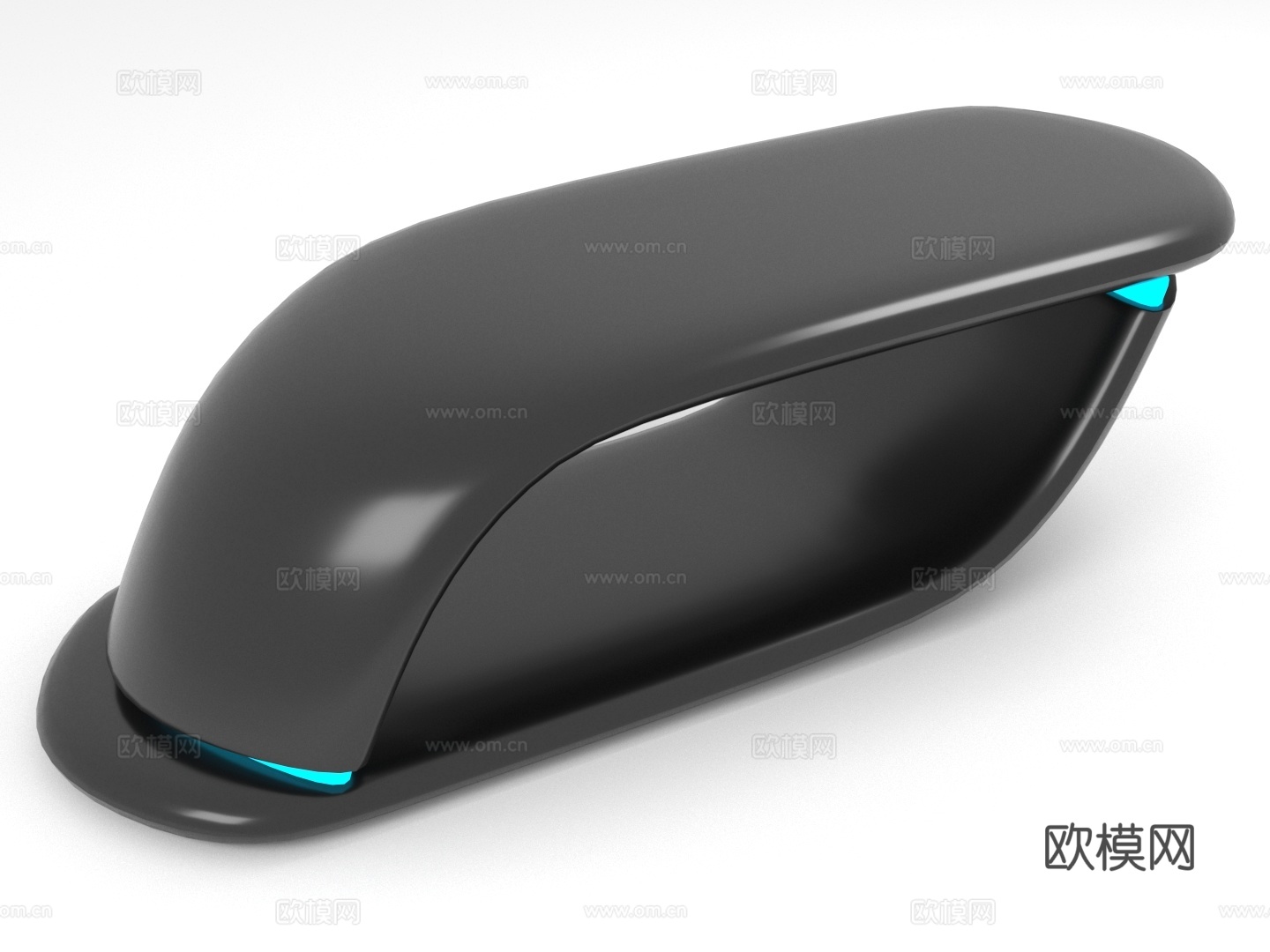 无线鼠标 人体工学鼠标 静音鼠标 蓝牙鼠标 办公鼠标3d模型下载（渲染图1）