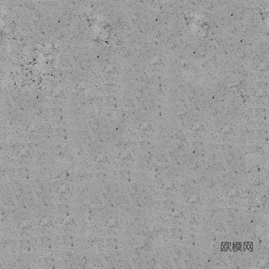 无缝水泥墙水泥地PBR材质贴图 1k