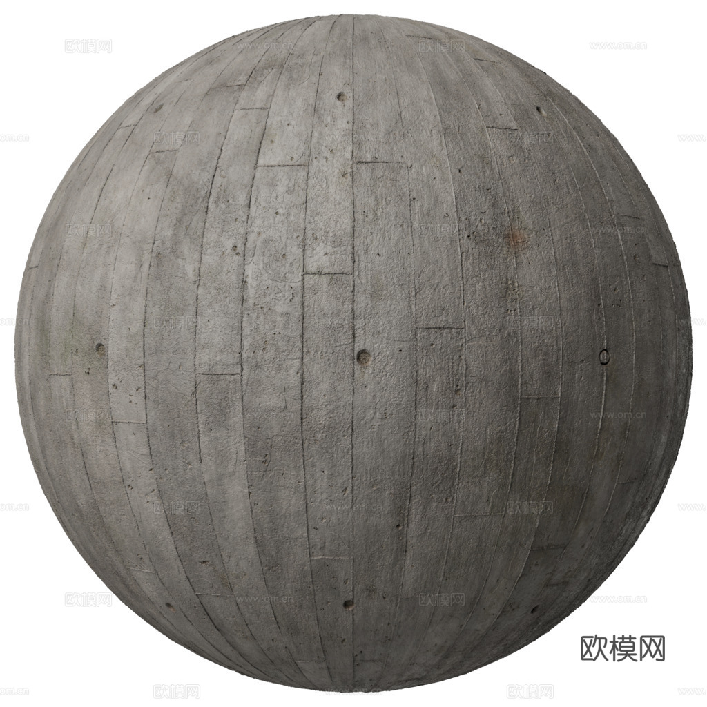 无缝装饰混凝土清水混凝土 PBR材质贴图 1k