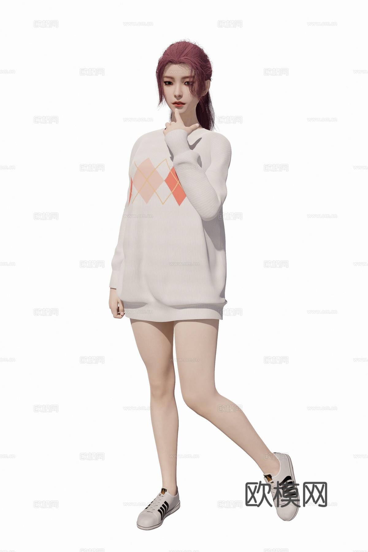 美女su模型