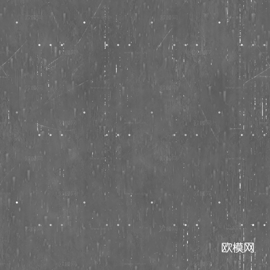 无缝金属波纹板波浪板 PBR材质贴图 1k