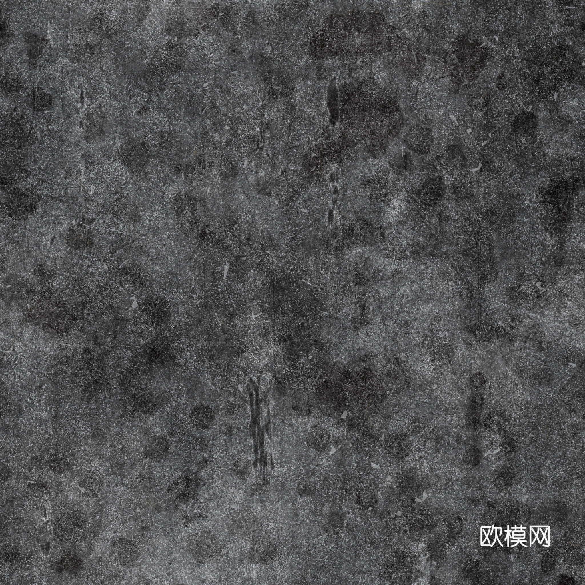 无缝水泥墙水泥地PBR材质贴图 2k