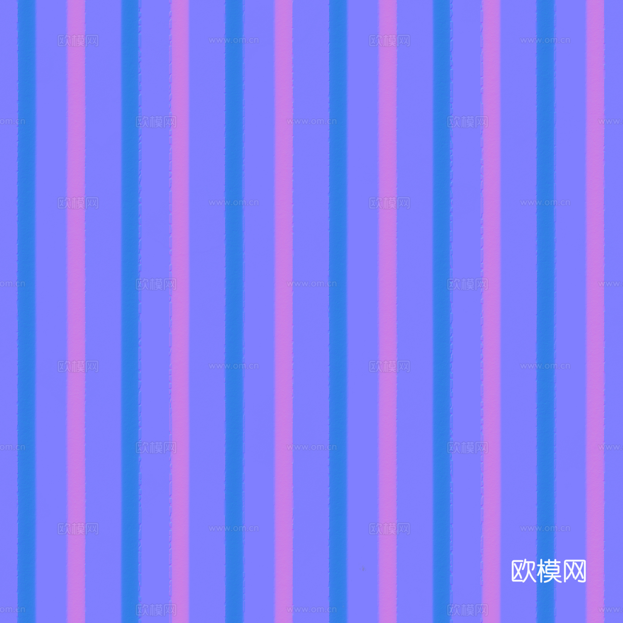 无缝金属波纹板波浪板 PBR材质贴图 2k