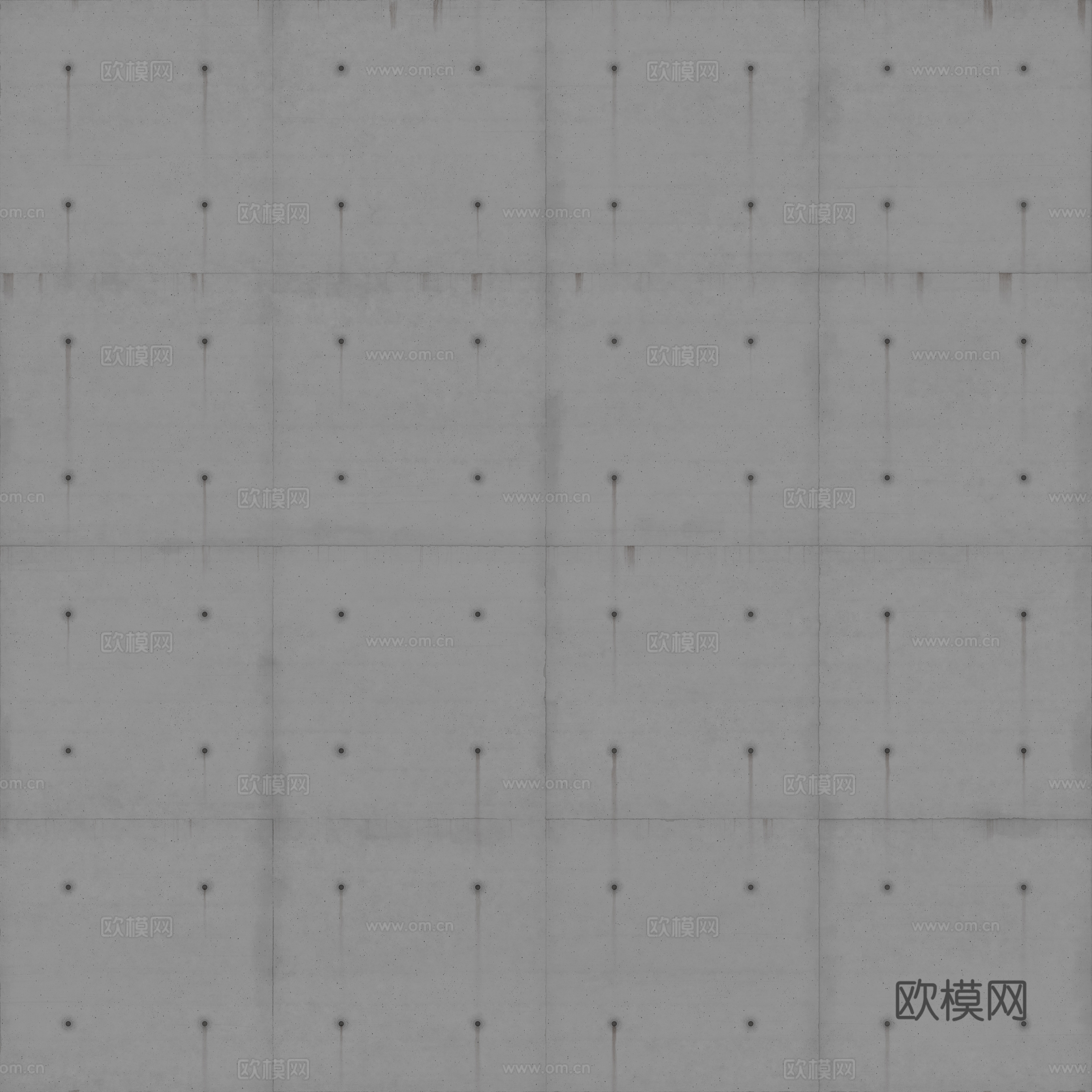 装饰混凝土清水混凝土 PBR材质贴图 4k