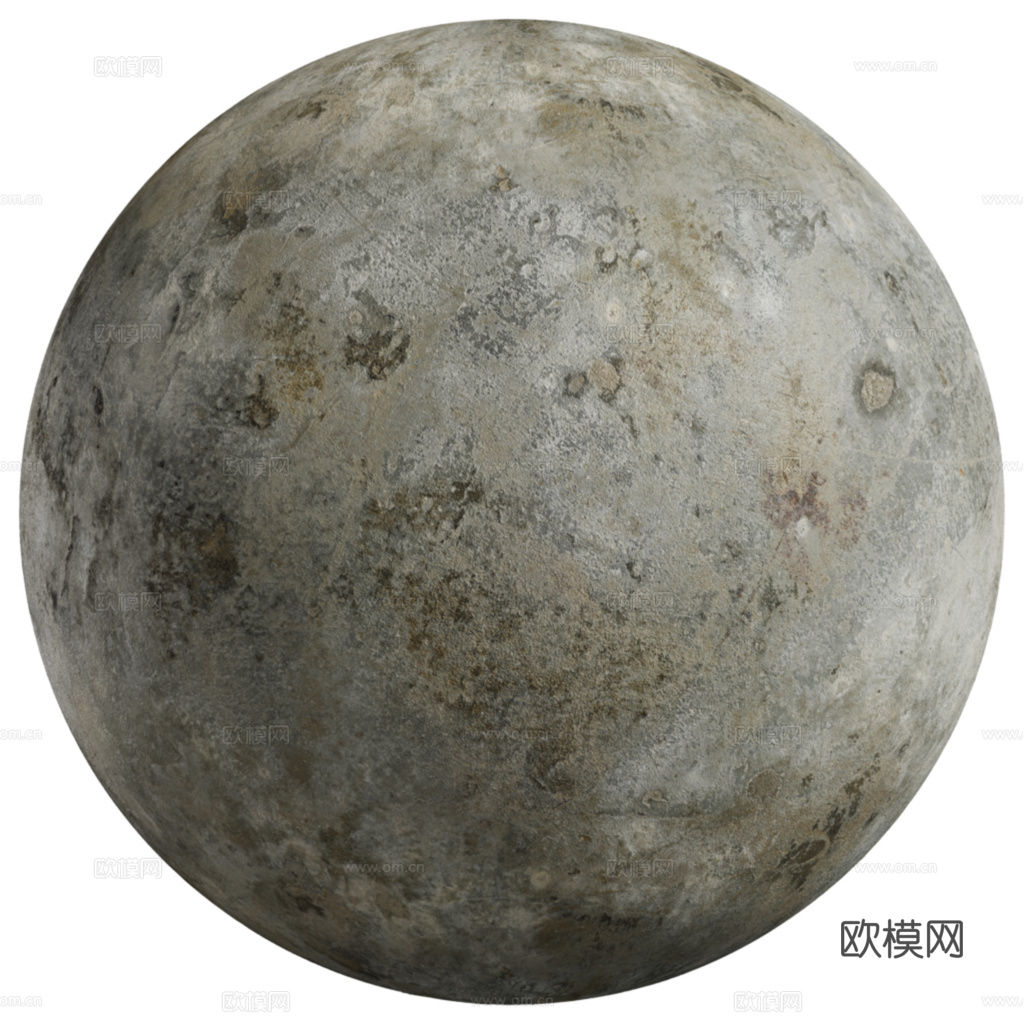 无缝水泥墙水泥地 PBR材质贴图 1k