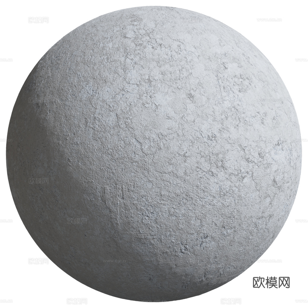 无缝水泥墙水泥地 PBR材质贴图 1k
