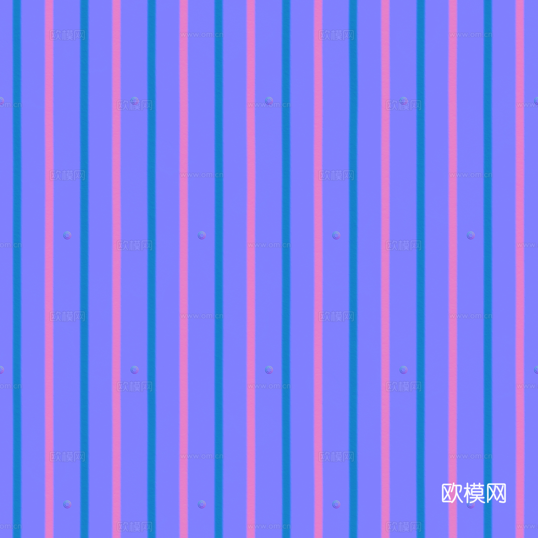 无缝金属波纹板 PBR材质贴图 2k
