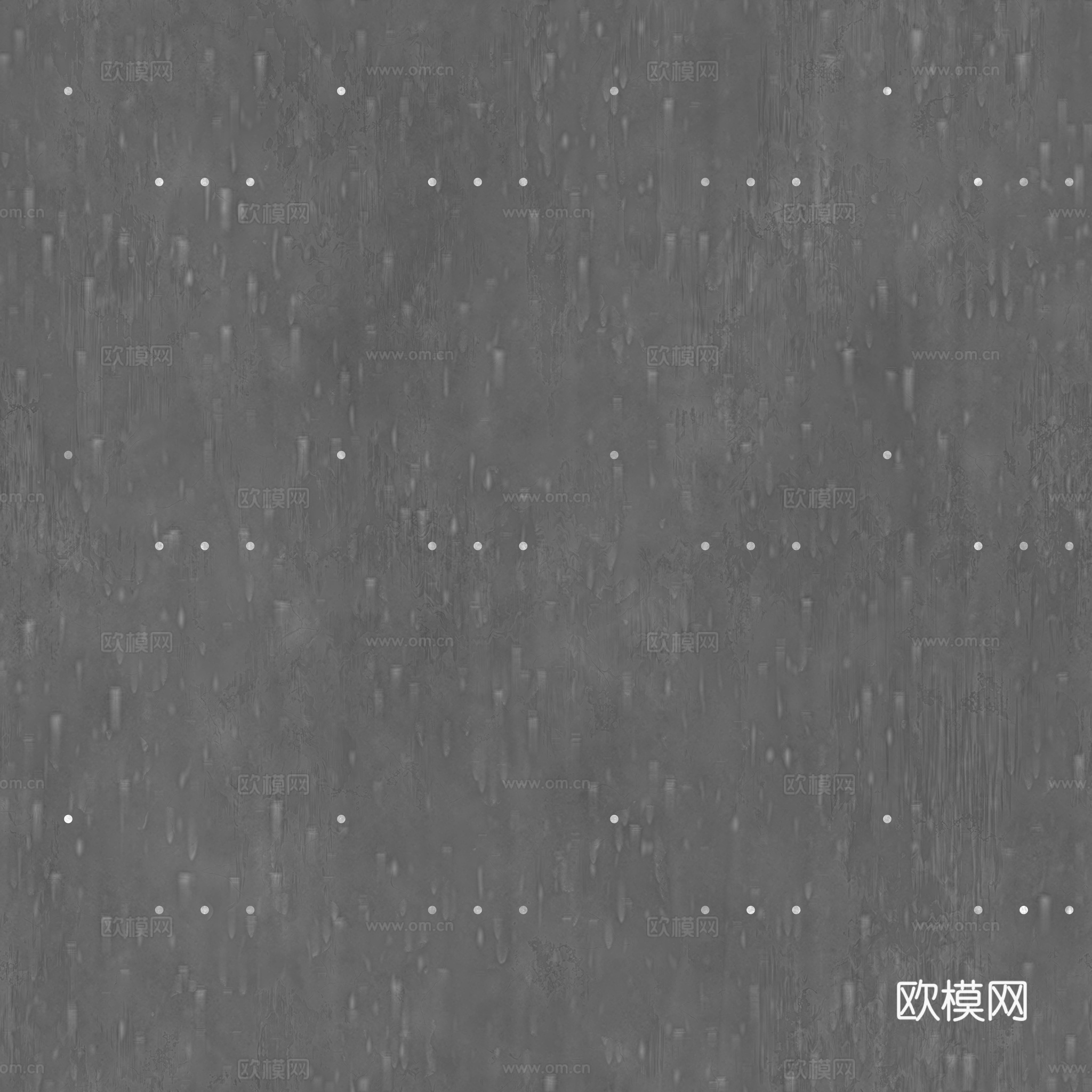 无缝金属波纹板波浪板 PBR材质贴图 2k