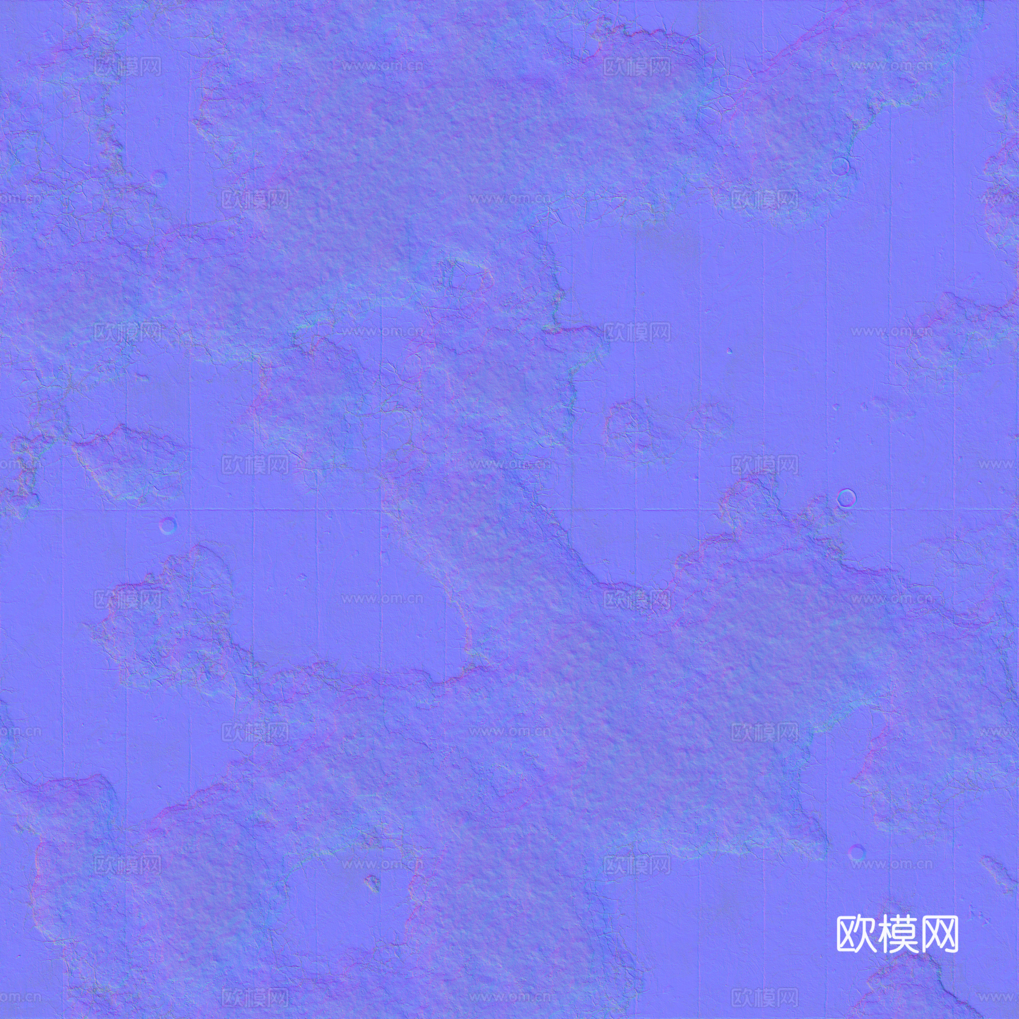 无缝破旧装饰混凝土清水混凝土 PBR材质贴图 2k