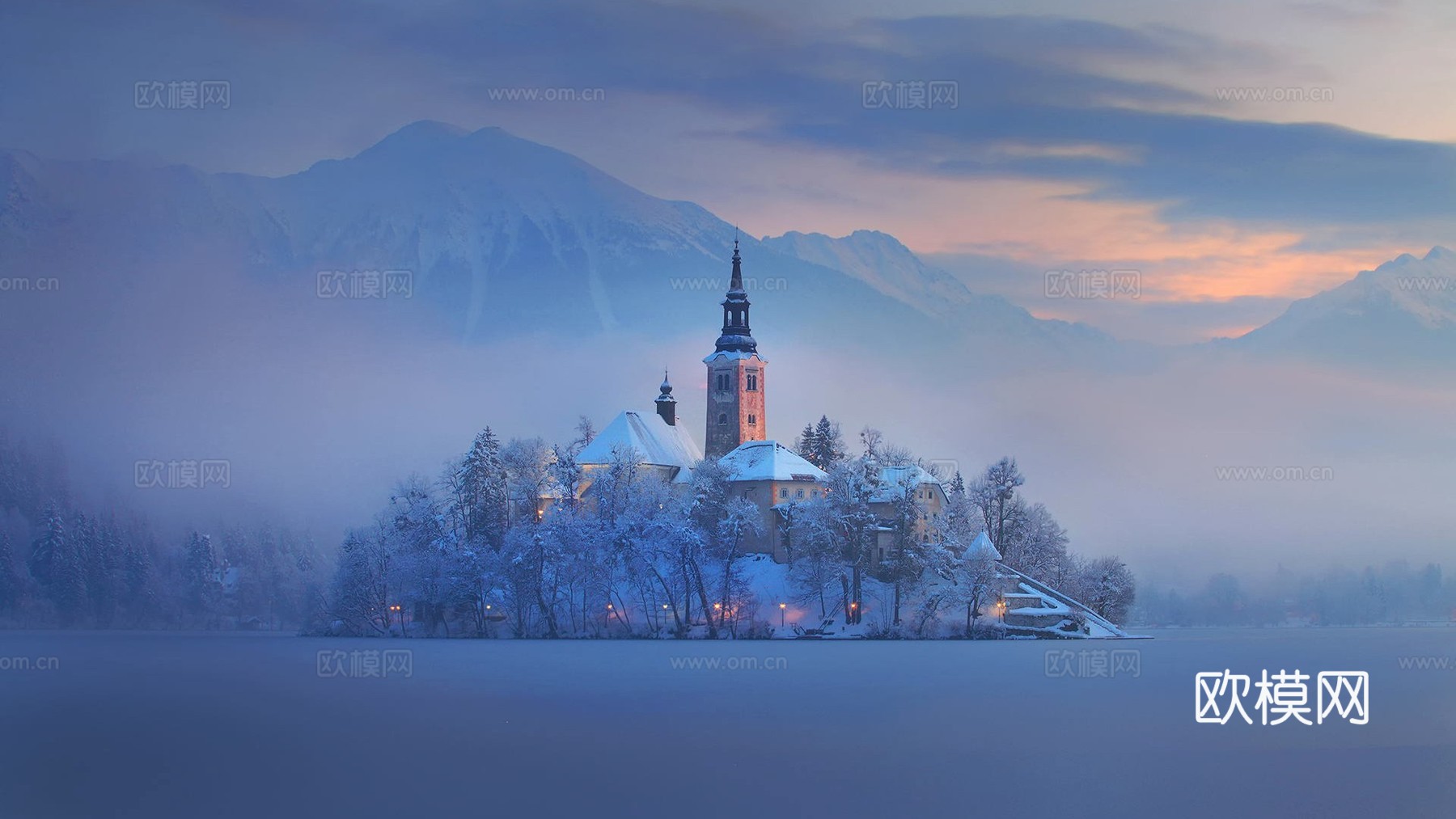 冬季户外雪景