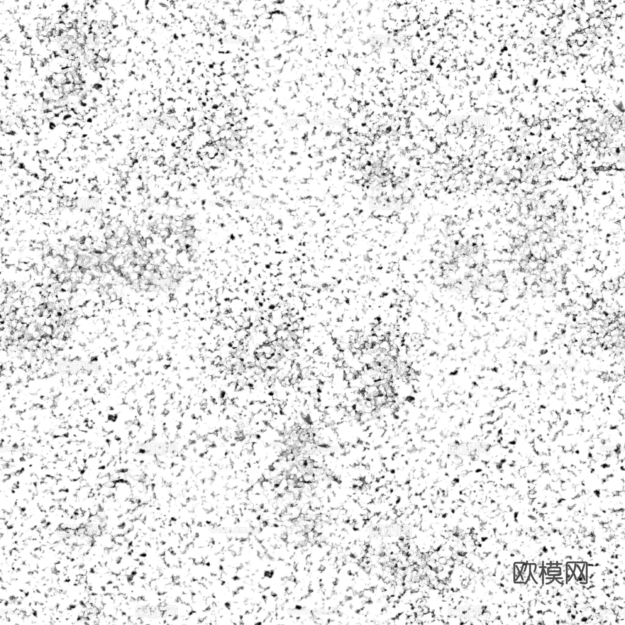 无缝沥青地面水泥地面 PBR材质贴图 2k下载（渲染图4）