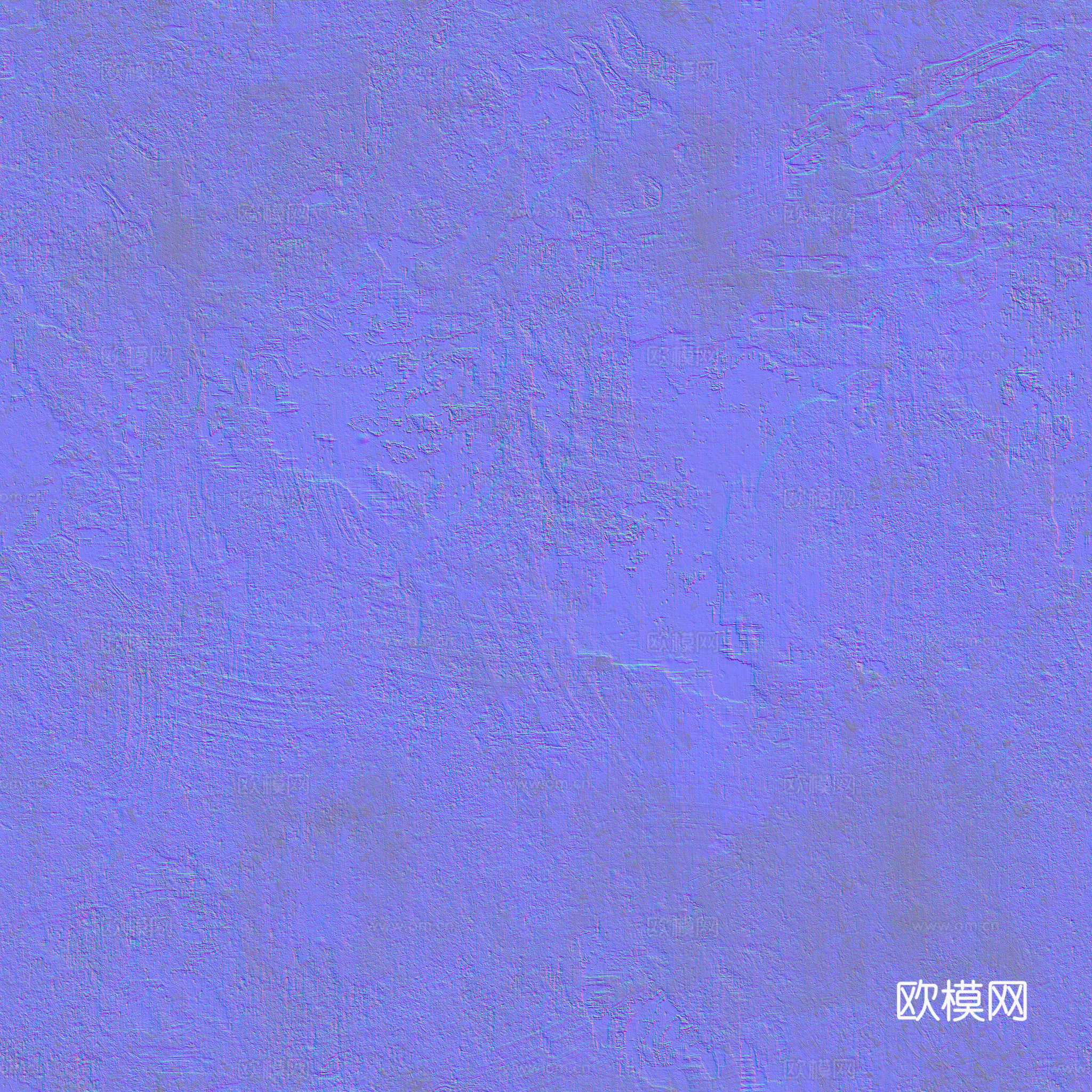 无缝水泥墙水泥地微水泥 PBR材质贴图 2k