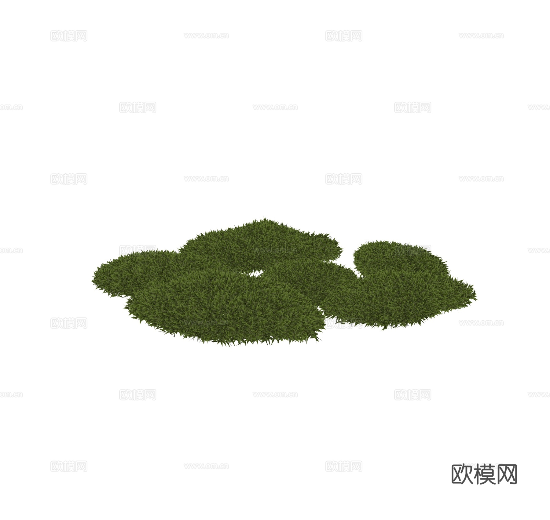 现代植物堆 户外灌木 植物su模型