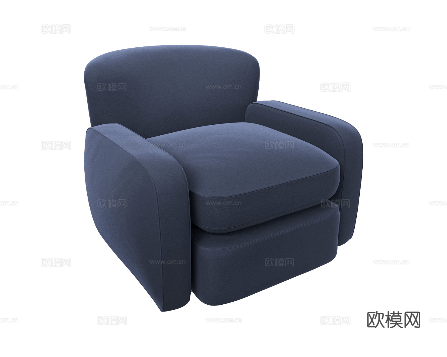 Crearte Collections 单人沙发3d模型下载