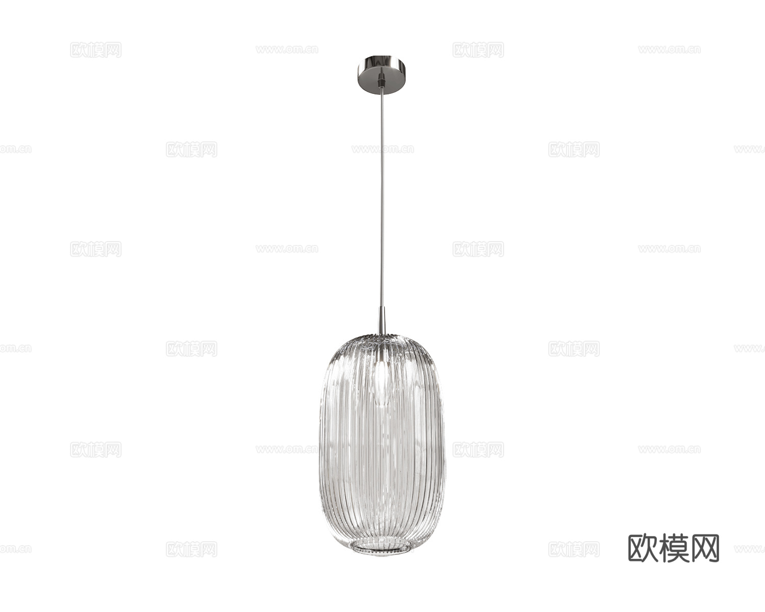 Metal Lux 轻奢玻璃吊灯免费3d模型下载