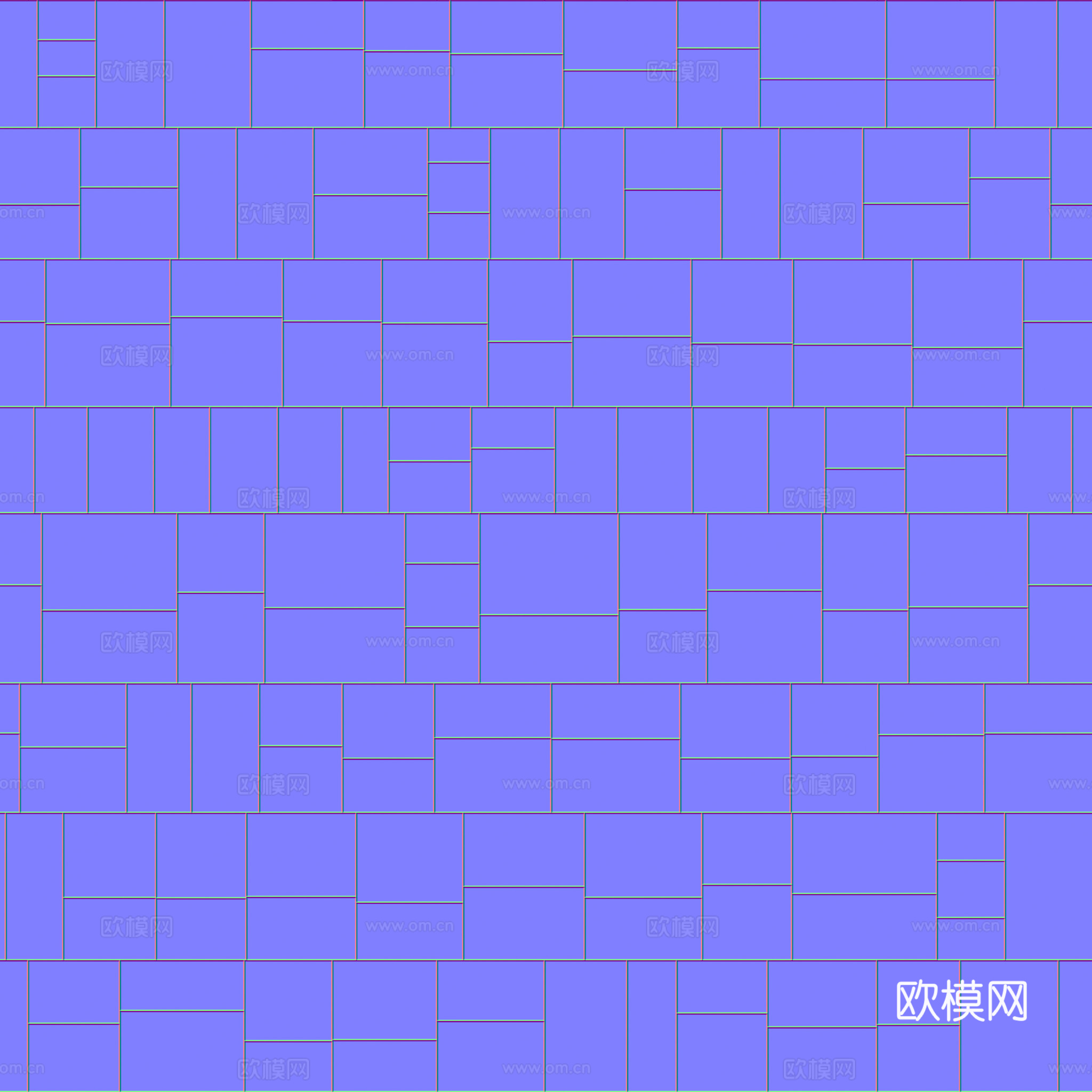 无缝装饰金属板 PBR材质贴图 2k