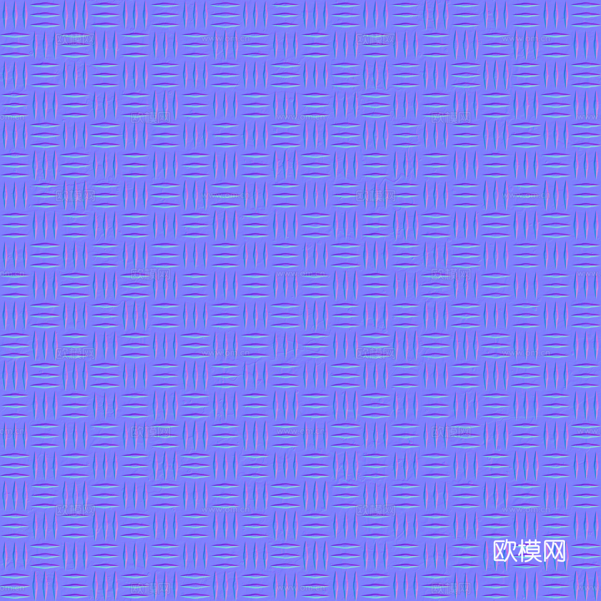 无缝压花金属板铁板钢板 PBR材质贴图 2k