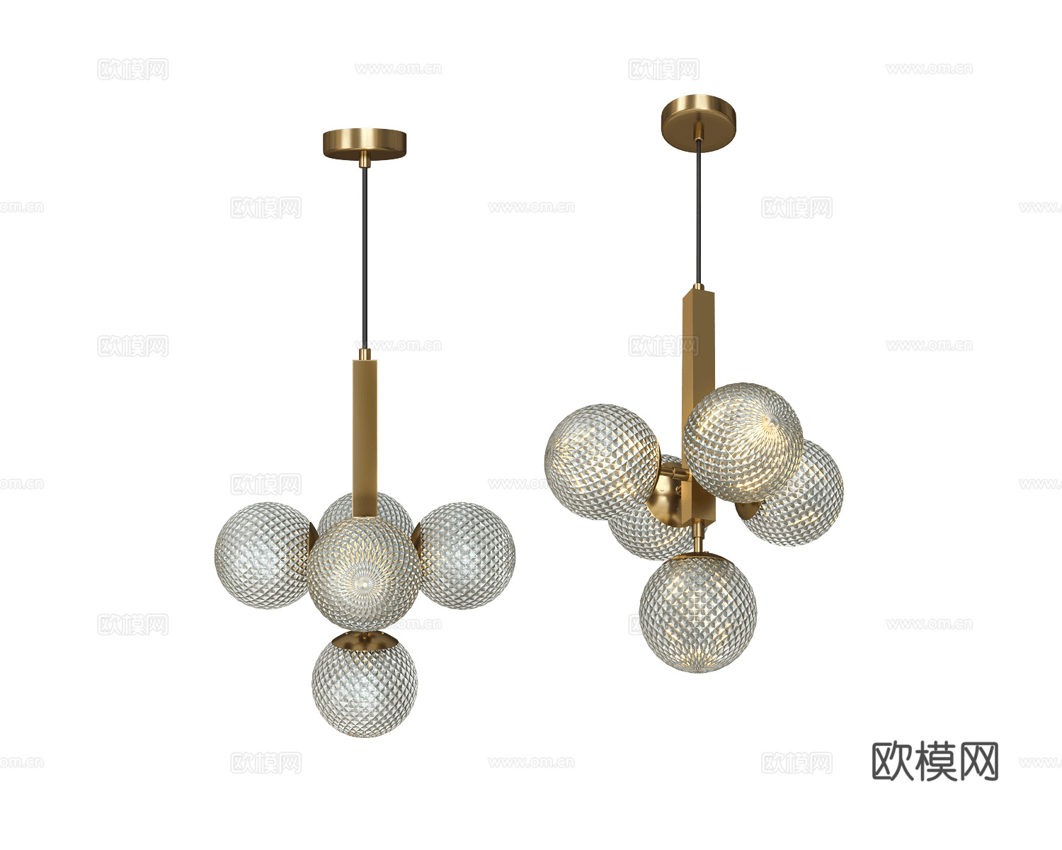 Stilfort 轻奢吊灯免费3d模型下载