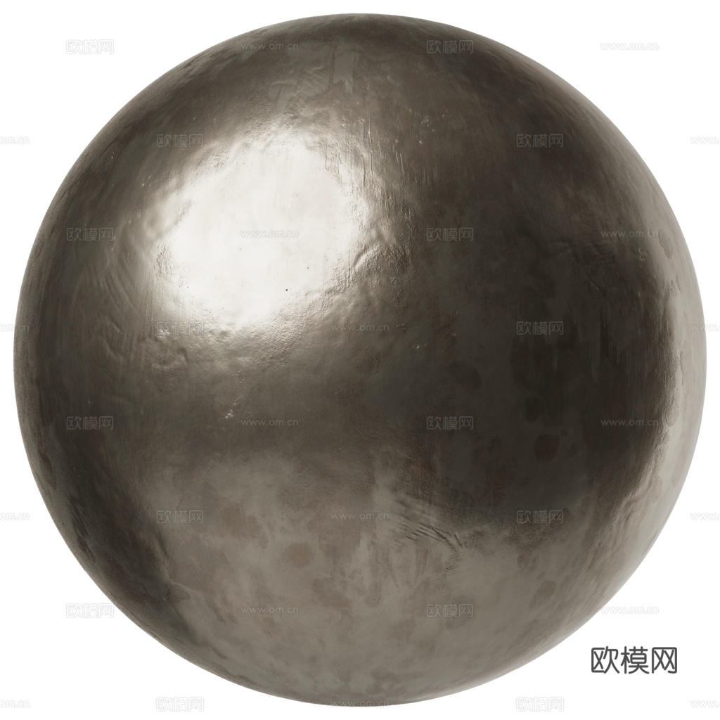 无缝做旧金属 PBR材质贴图 1k