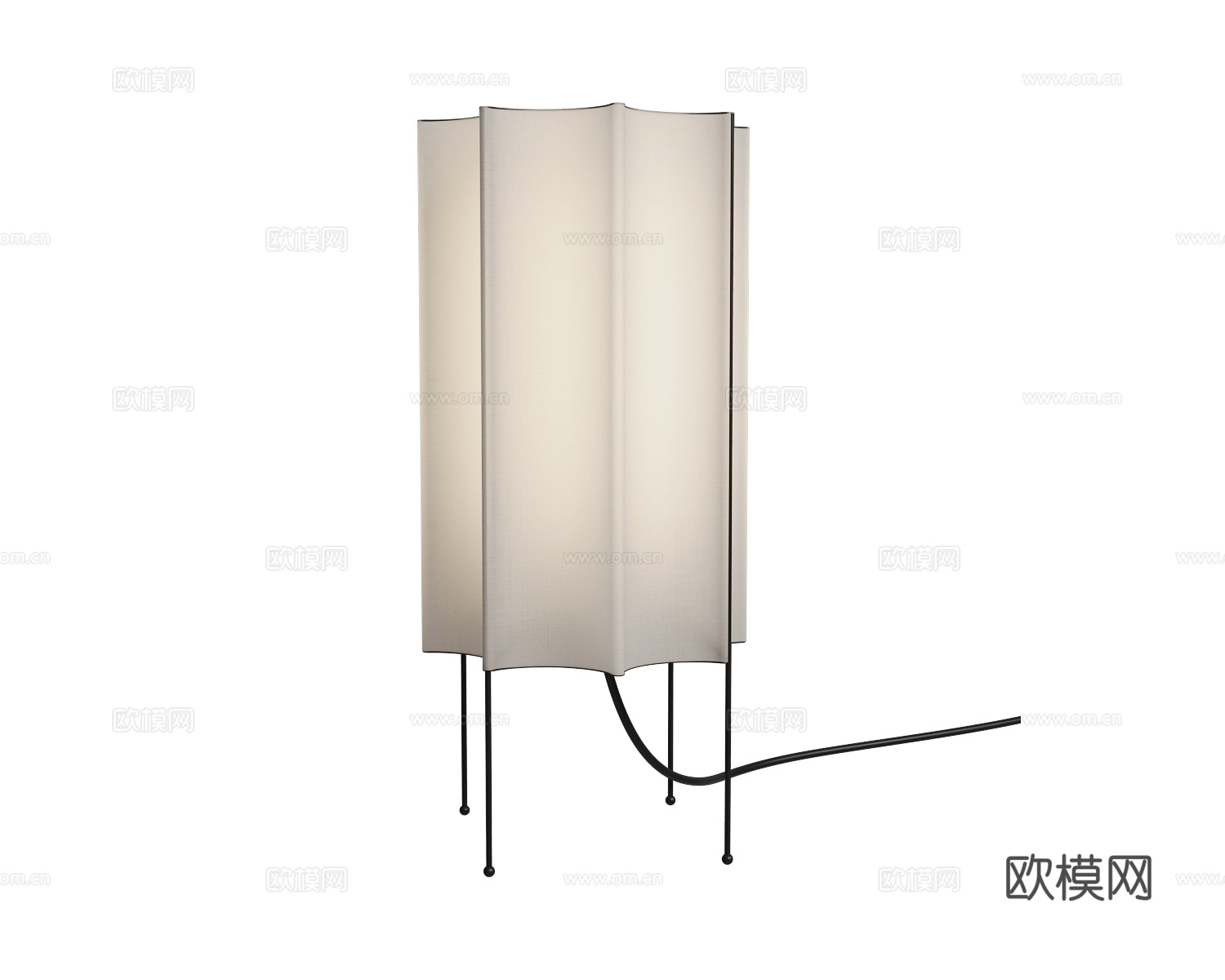 Punt Mobles 意式台灯3d模型下载