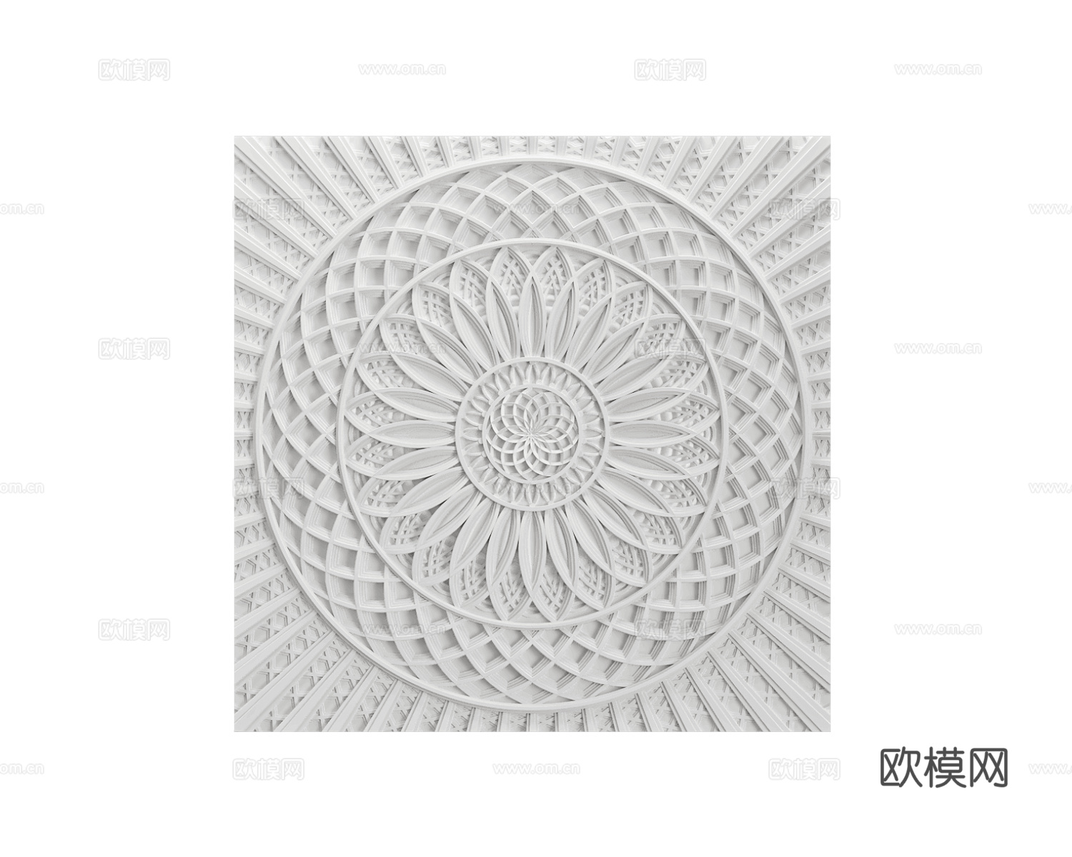 Artpole 浮雕护墙板3d模型下载