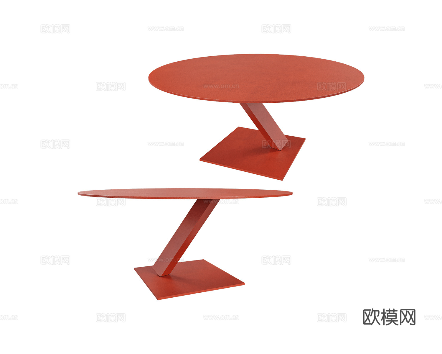 Desalto 意式圆餐桌免费3d模型下载
