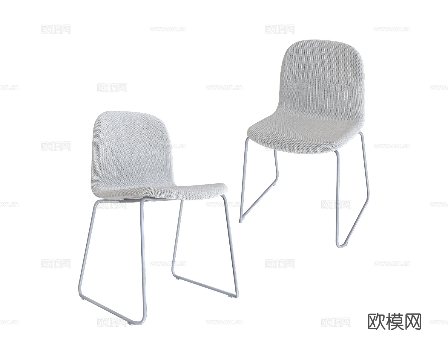 Muuto 餐椅3d模型下载