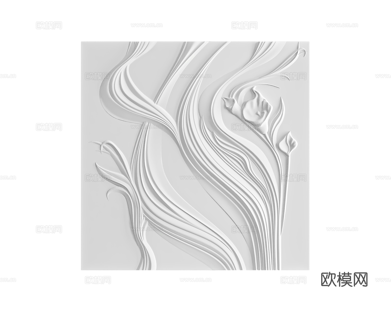 WALL&DECO 浮雕挂画免费3d模型下载