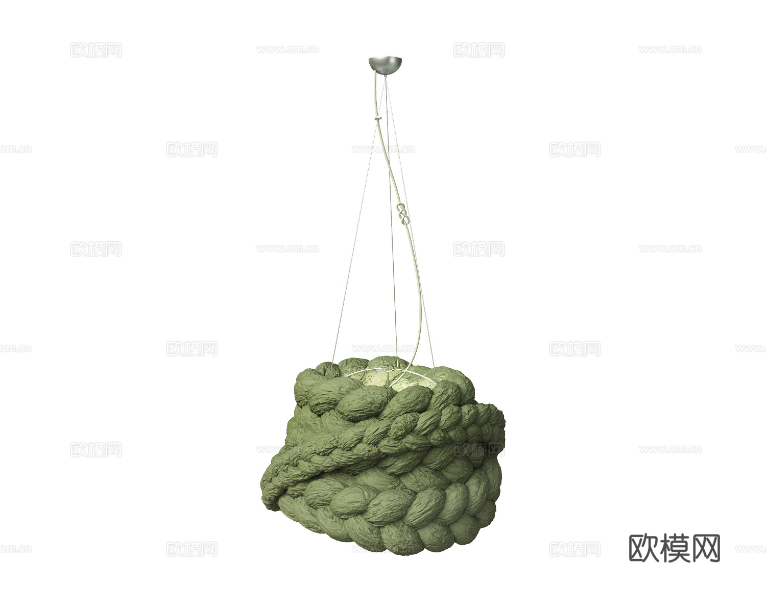 Metal Lux 编绳吊灯3d模型下载