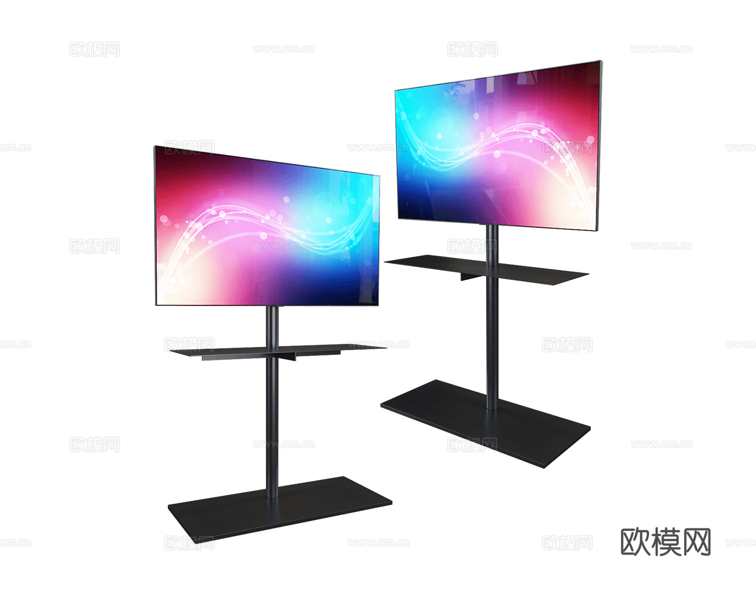 Desalto 移动电视支架3d模型下载