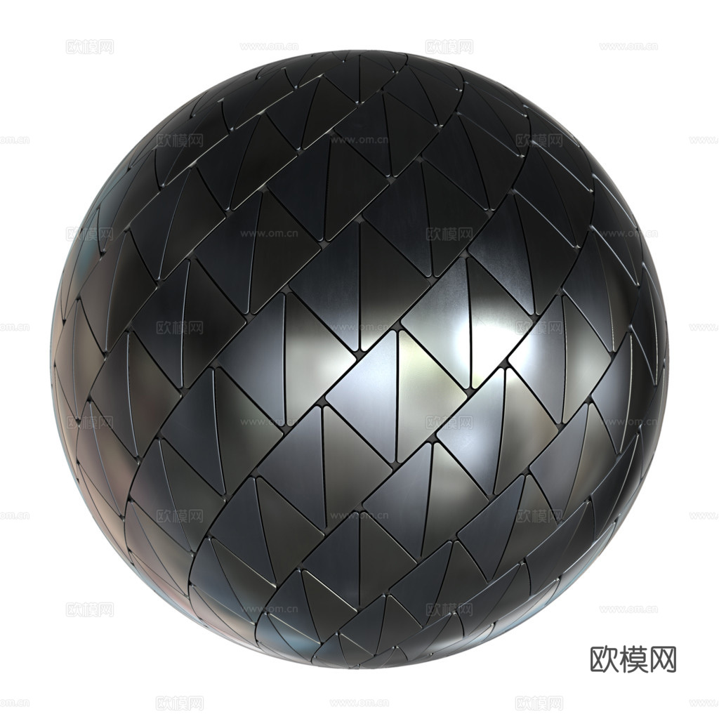 无缝装饰金属板 PBR材质贴图 1k