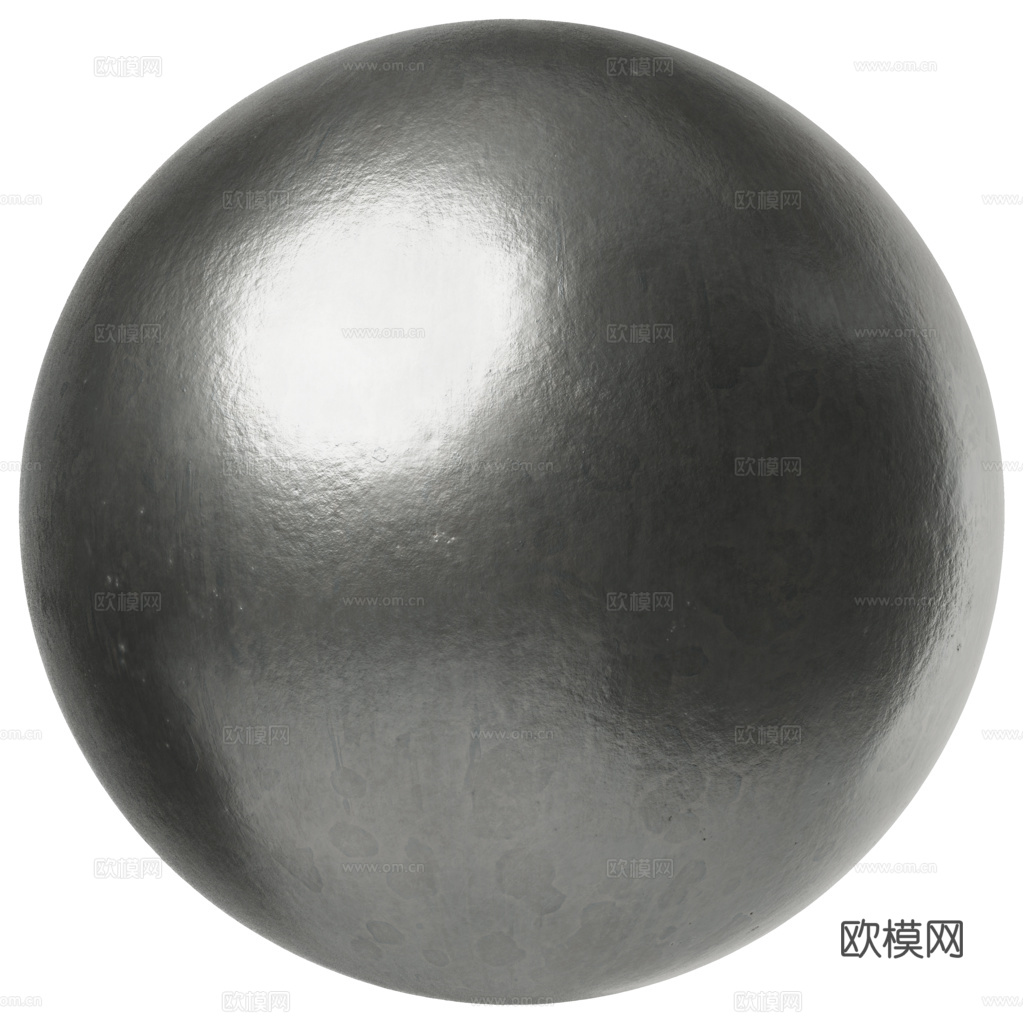 无缝哑光粗糙金属 PBR材质贴图 2k
