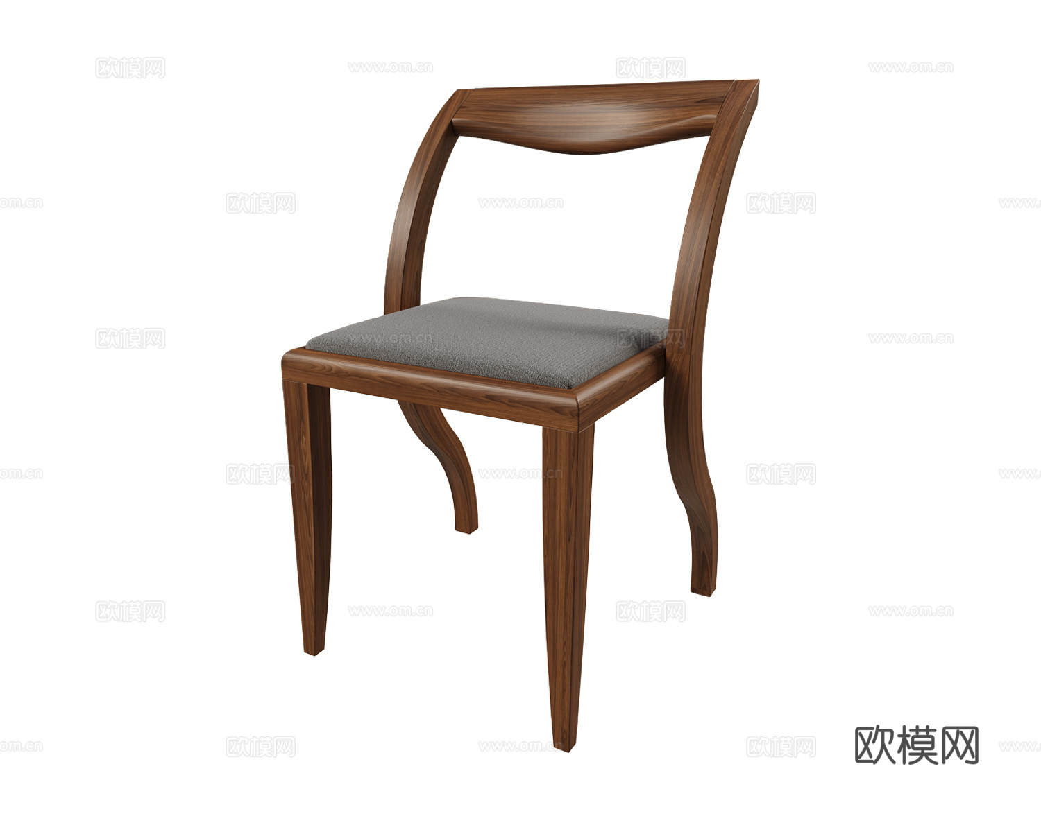 Porada 中古风餐椅3d模型下载