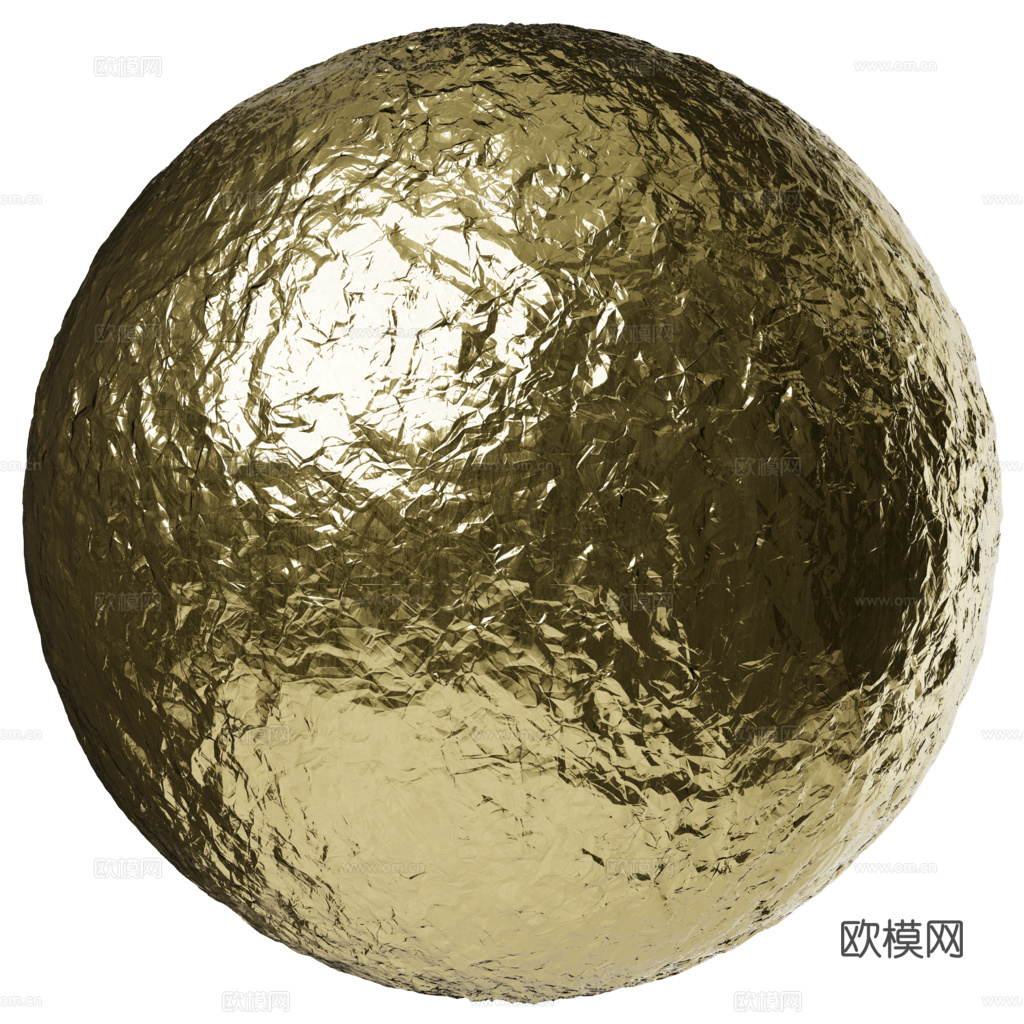 金箔 PBR材质贴图 2k