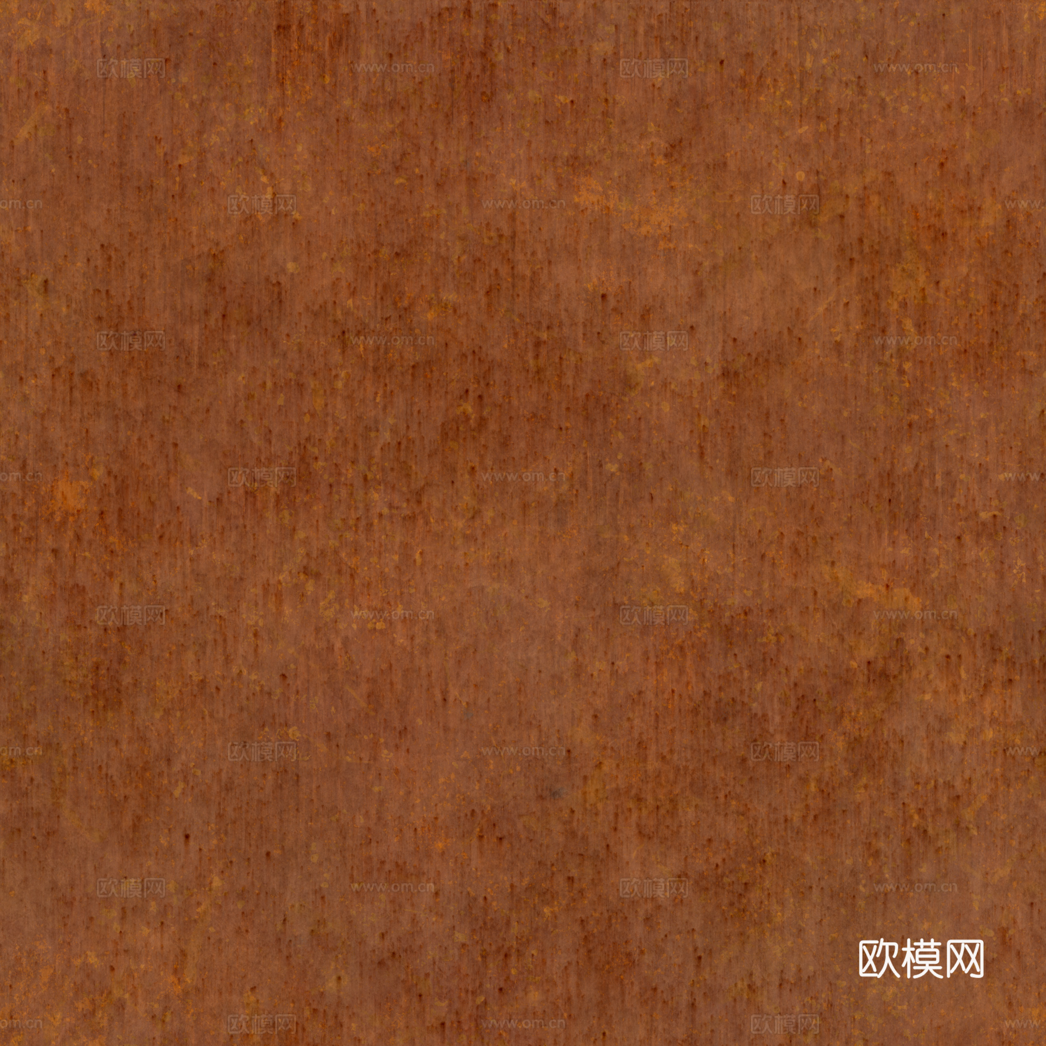 风化生锈金属铁锈金属耐候钢 PBR材质贴图 2k
