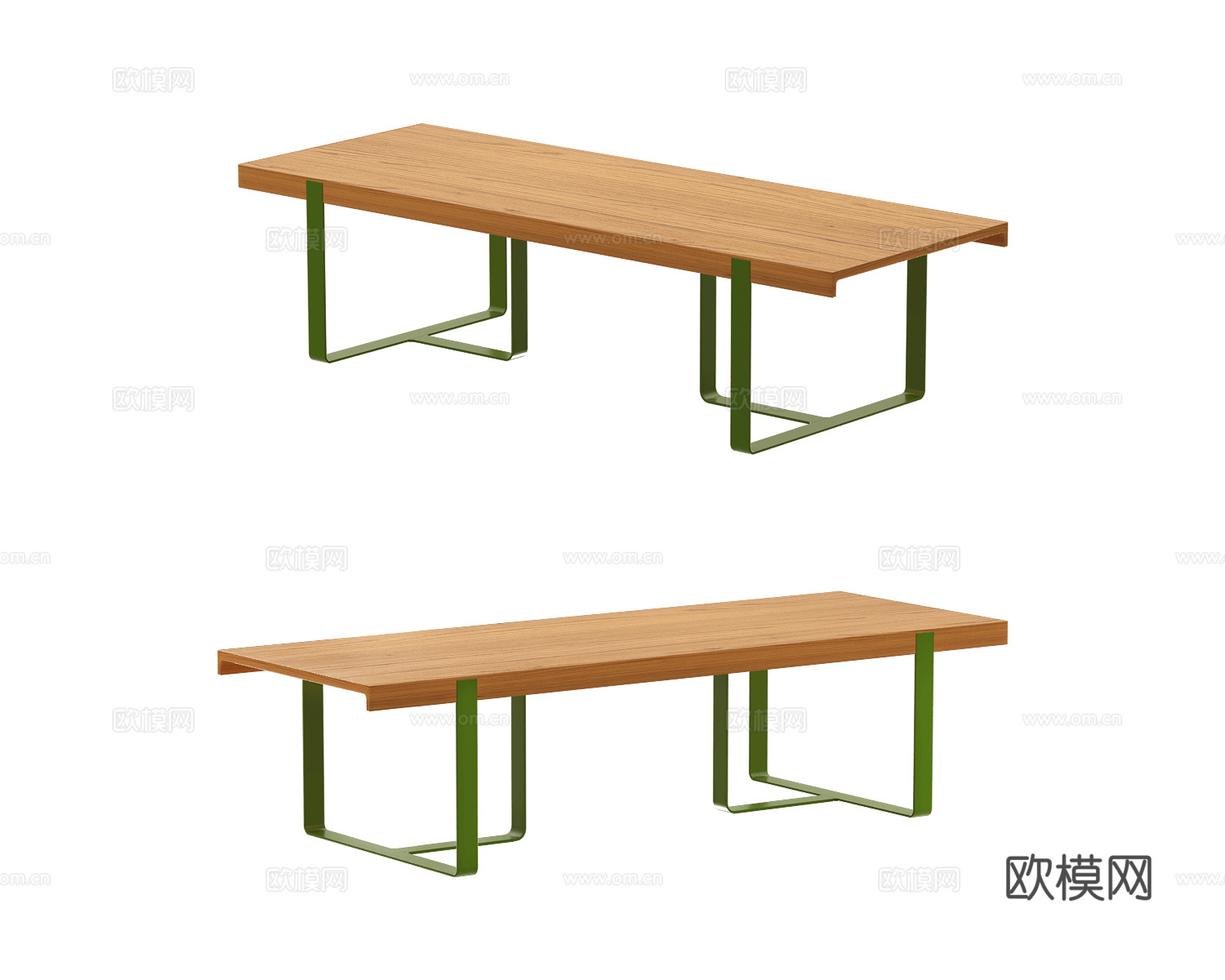 Riccardo Rivoli 原木风餐桌3d模型下载